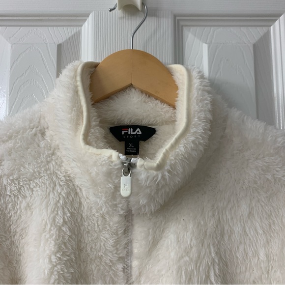 FILA Sport Sherpa Teddy Jacket - Picture 4 of 9